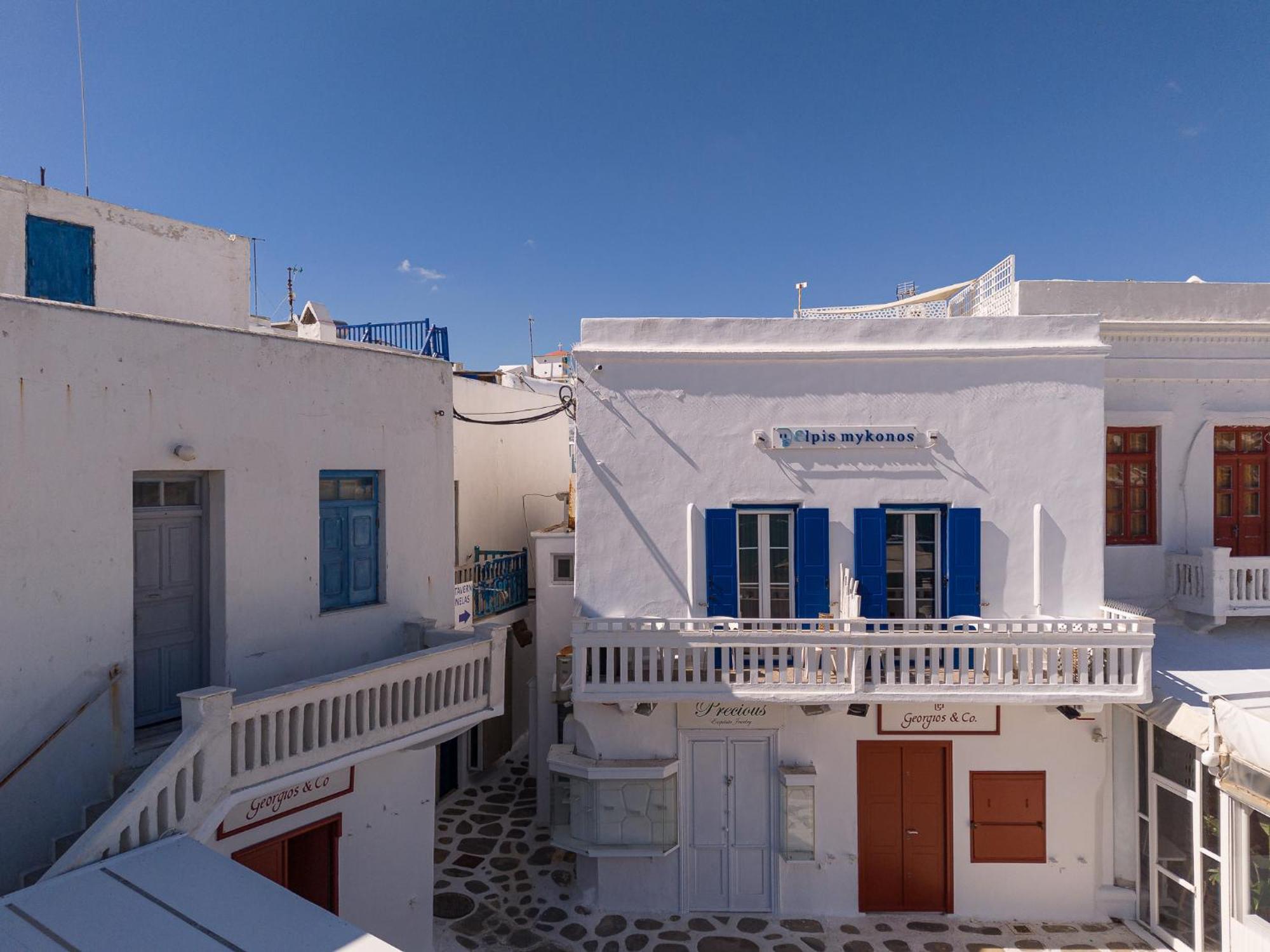 Elpis Mykonos Apartments - Mykonos Town Delos Port 외부 사진
